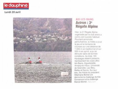 Régate Alpine 2015
